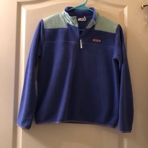 blue (lightly worn) vineyard vines shep shirt